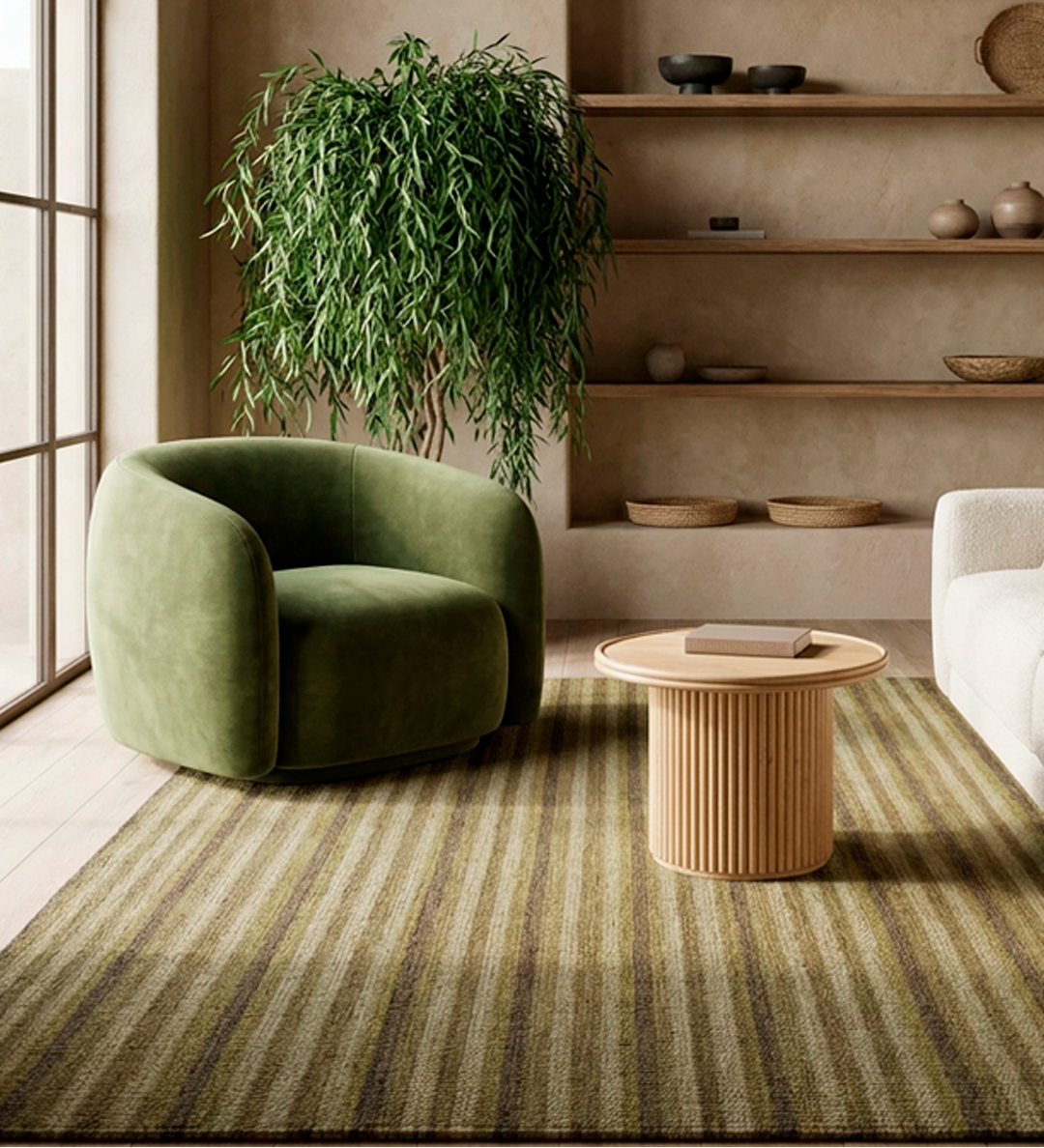 Ilah Stripes - Green